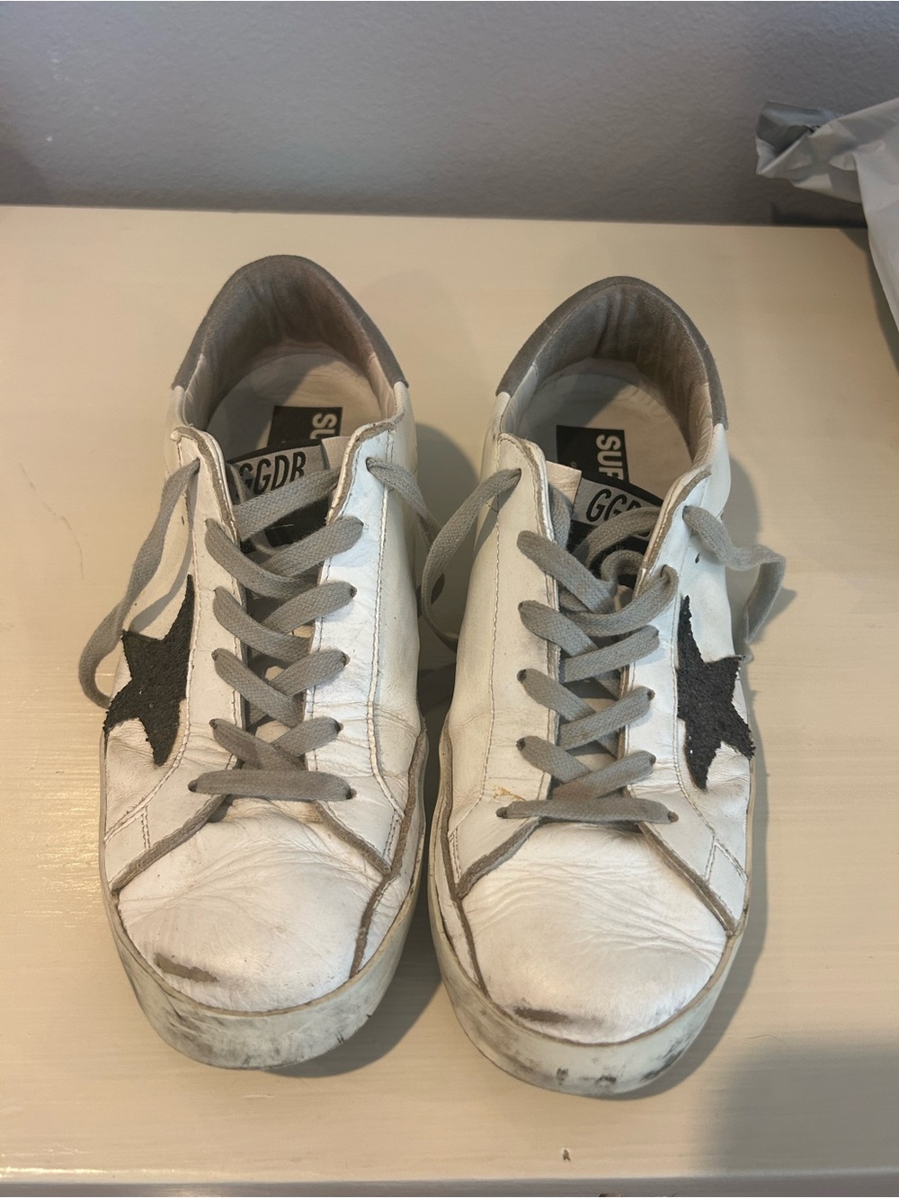 Women's Golden Goose Super-Star Swarovski Low Top Sneakers